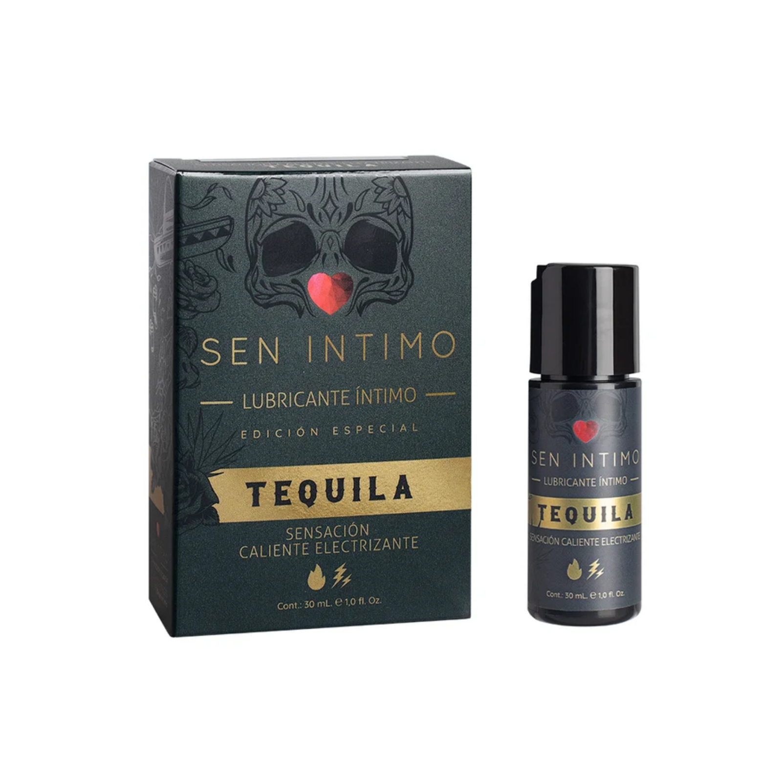 Lubricante Íntimo Tequila Sensación Caliente y Electrizante 30 ml – Sen Íntimo