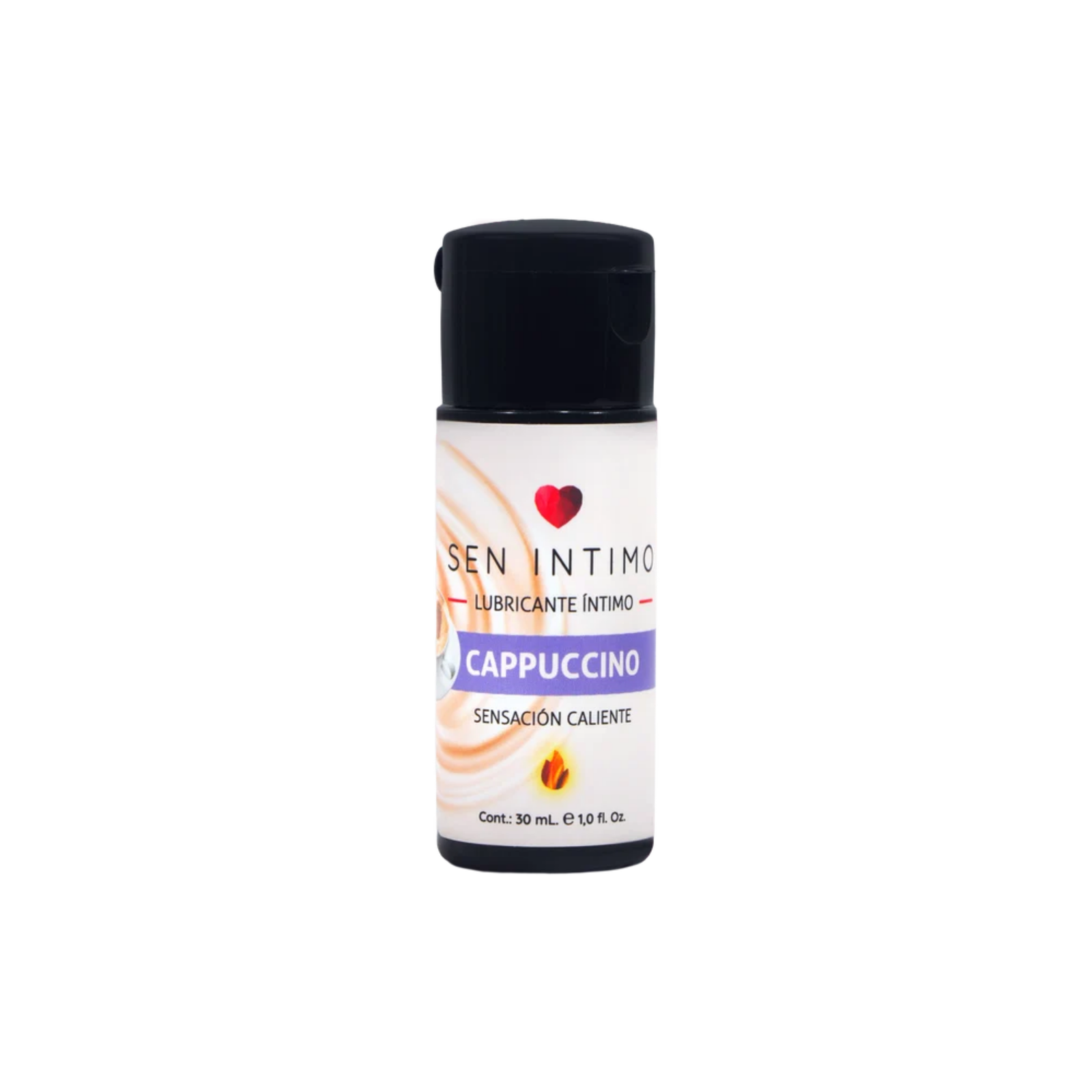 Lubricante Íntimo Caliente Cappuccino Sen Íntimo 30 ml – Base de Agua