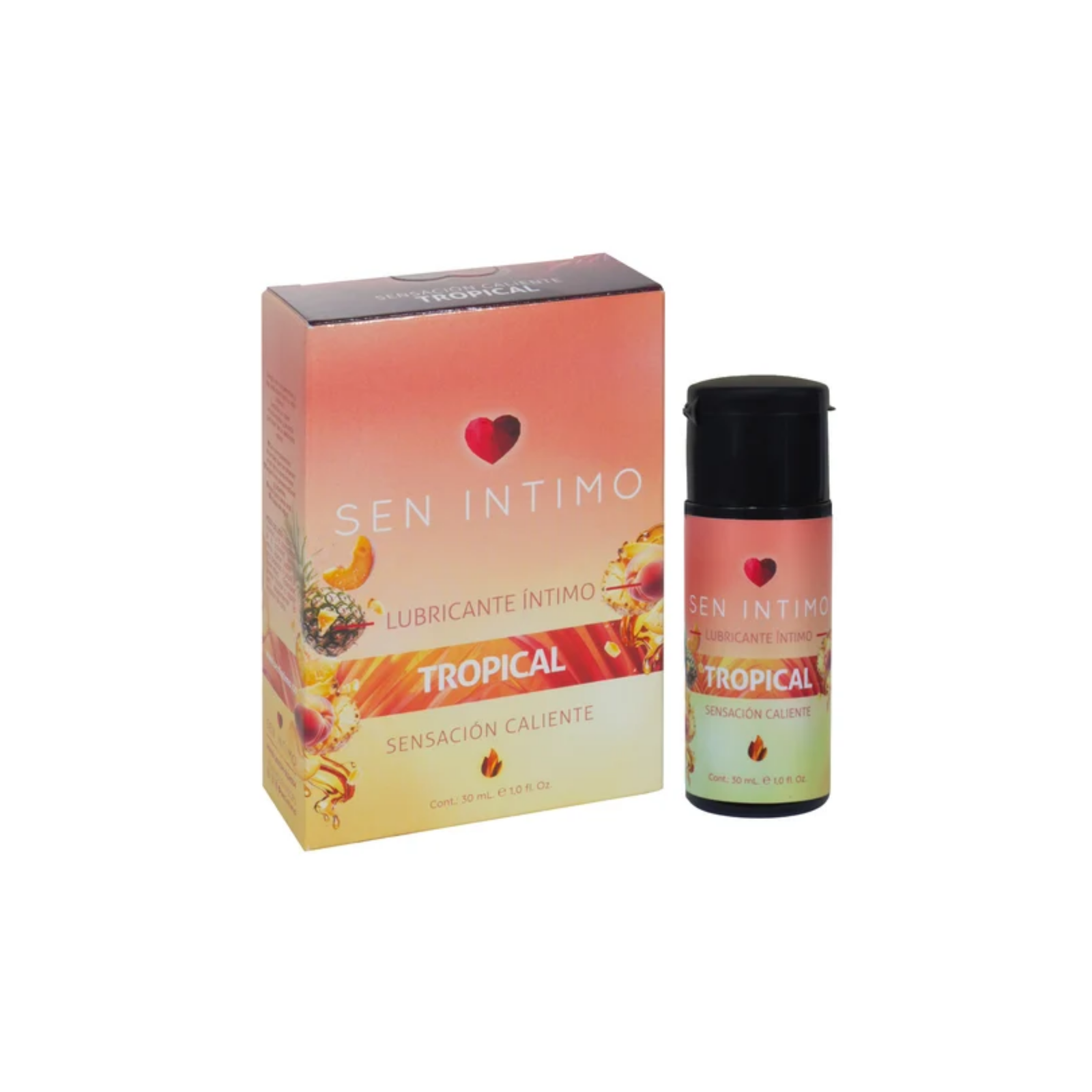 Lubricante Íntimo Caliente Tropical Sen Íntimo 30 ml