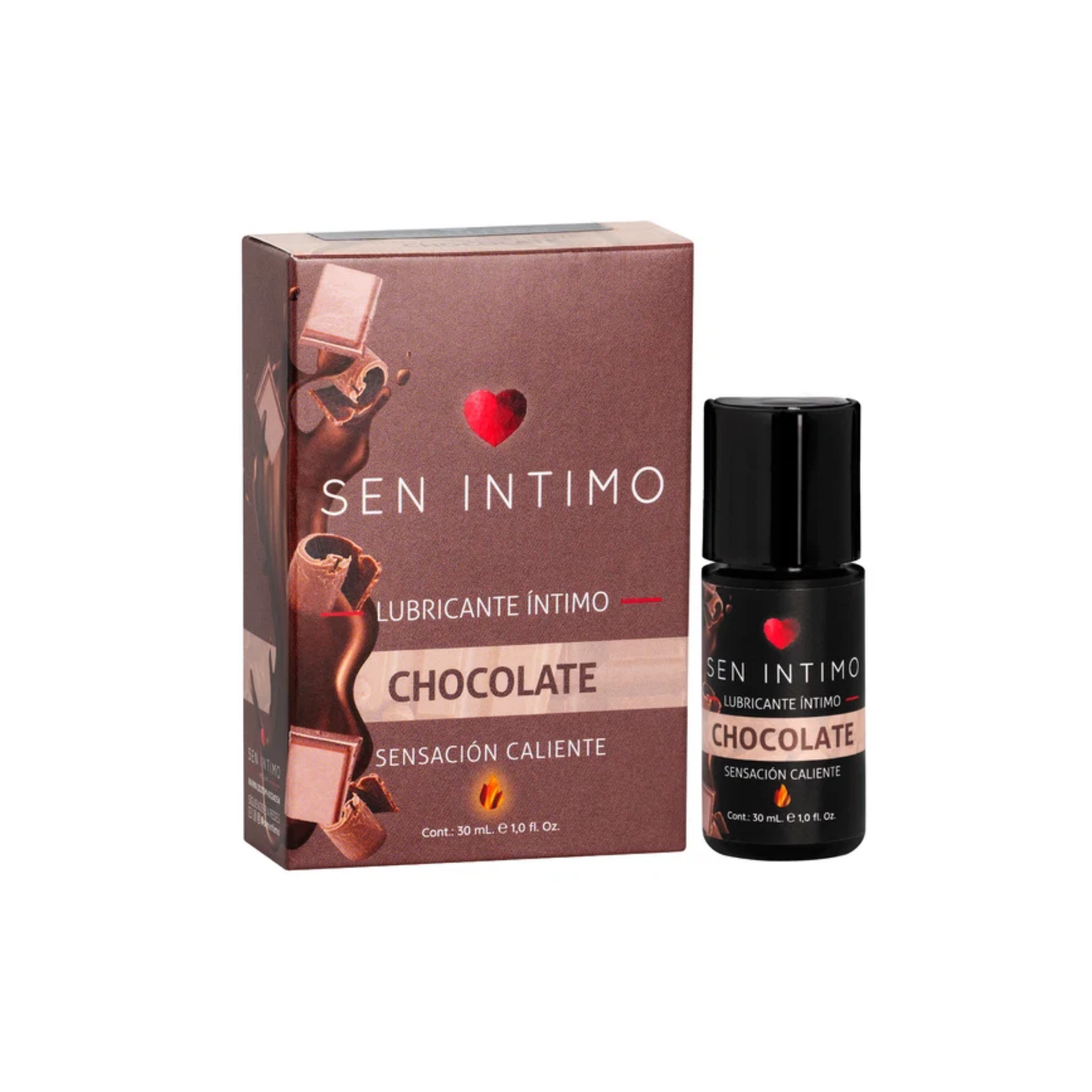 Lubricante Íntimo Caliente Chocolate Sen Íntimo – Base de Agua