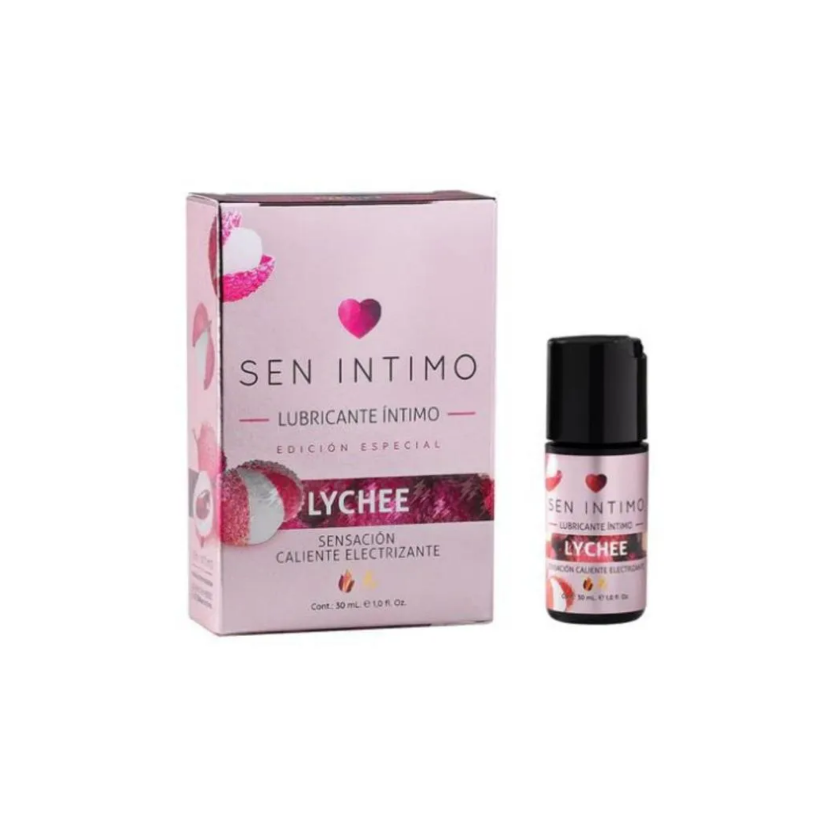 Lubricante Íntimo Electrizante Lychee Sen Íntimo 30 ml