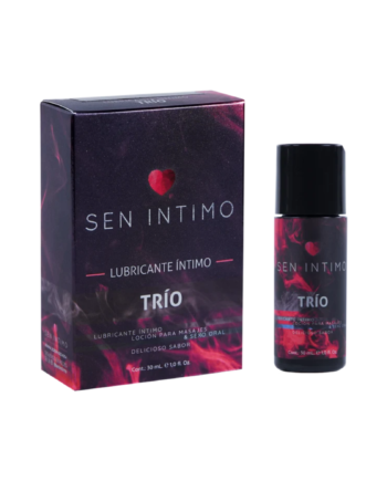 Lubricante Íntimo Trío Sen Íntimo 30 ml – Calor, Aroma y Sabor