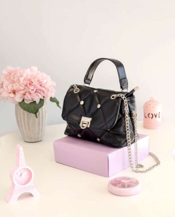 Bolso Negro Mantis Face2
