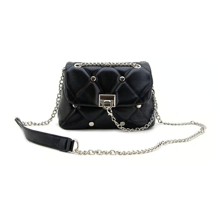 Bolso Negro Mantis Face2