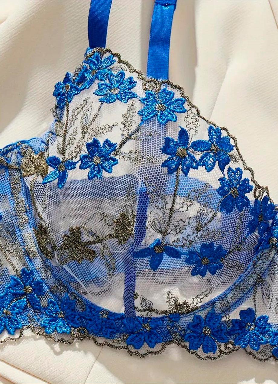 Set Delirio Azul Floral