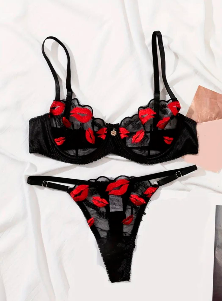 Conjunto Lenceria Beso Encantado