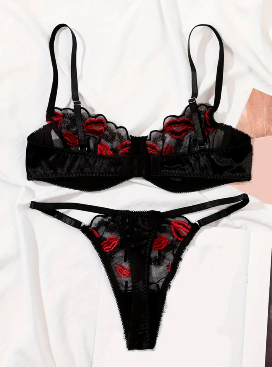 Conjunto Lenceria Beso Encantado