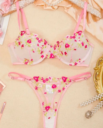 Set Rosa Encantador Romántico
