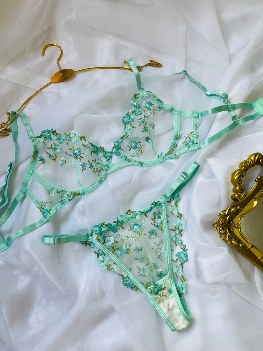 Set Aqua Floral