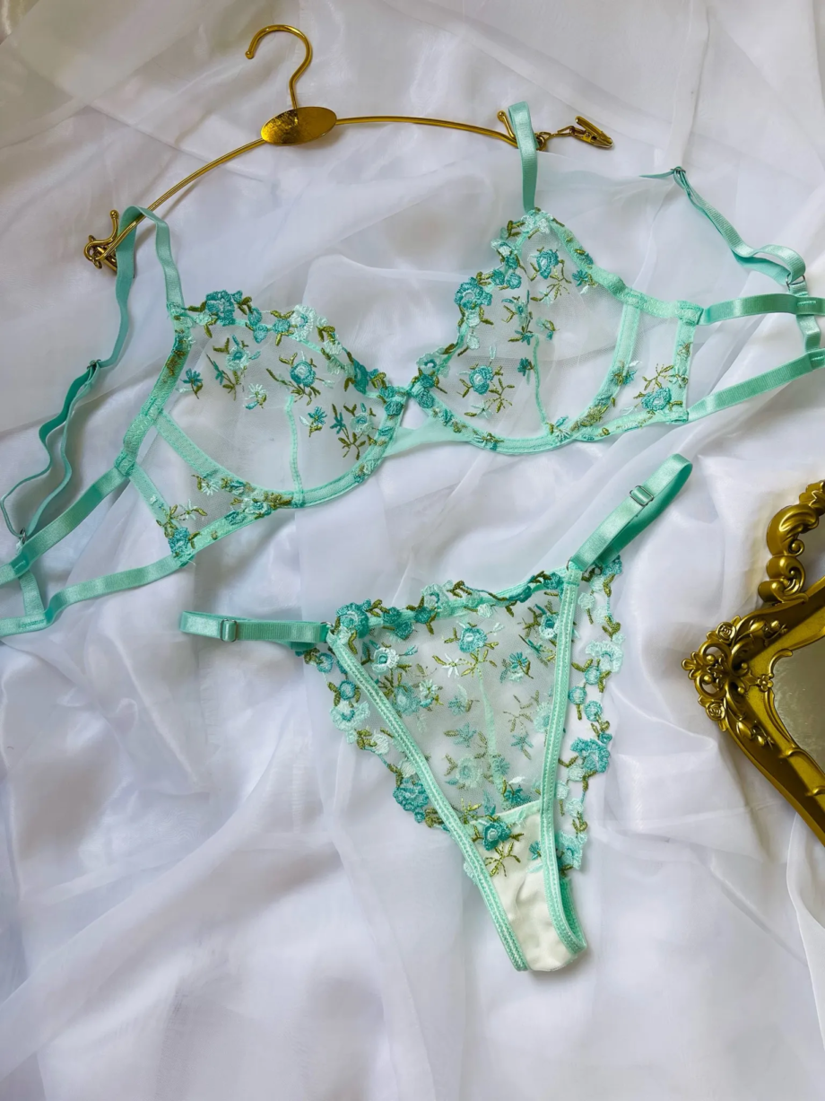 Set Aqua Floral