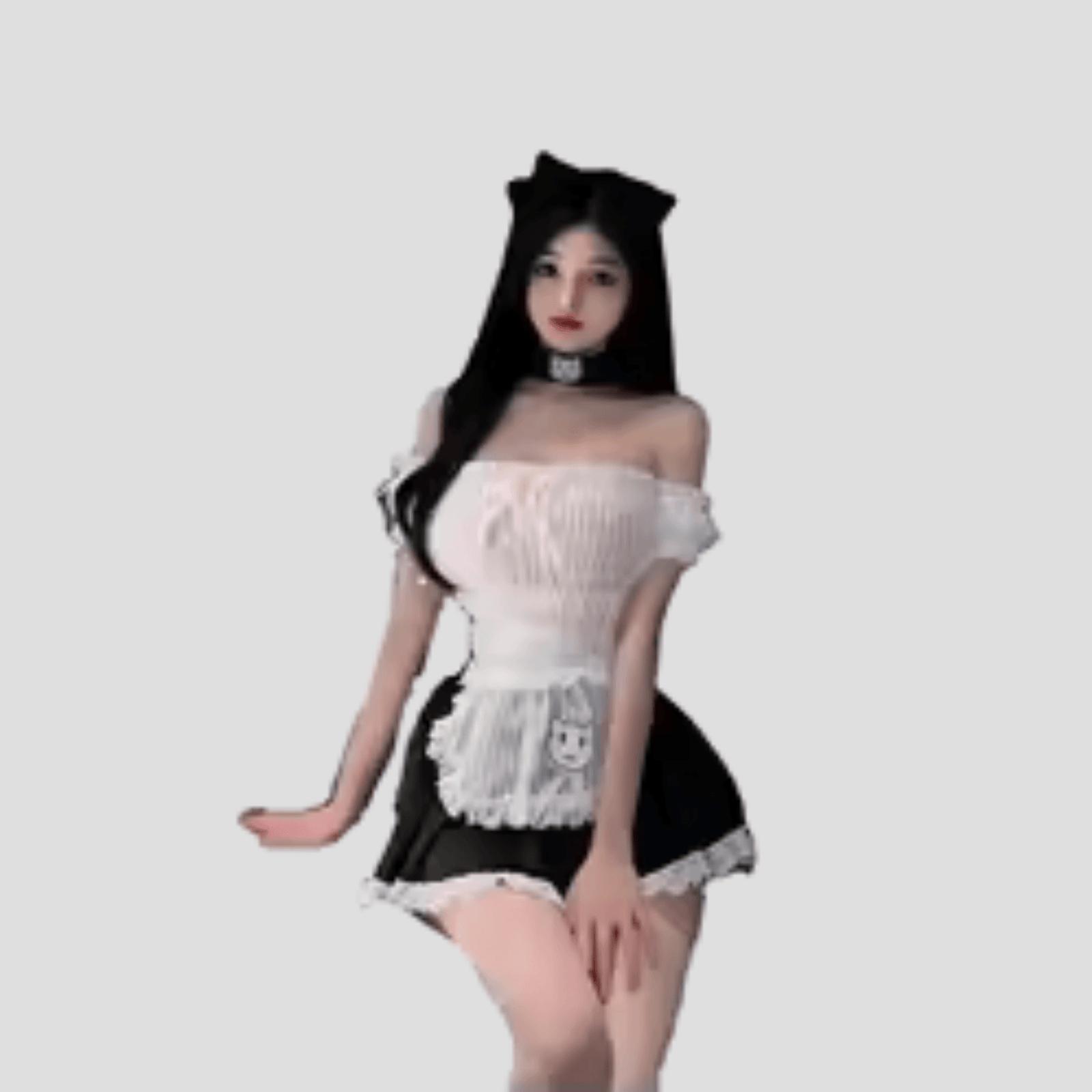 Conjunto De Lencería Uniforme De Mucama