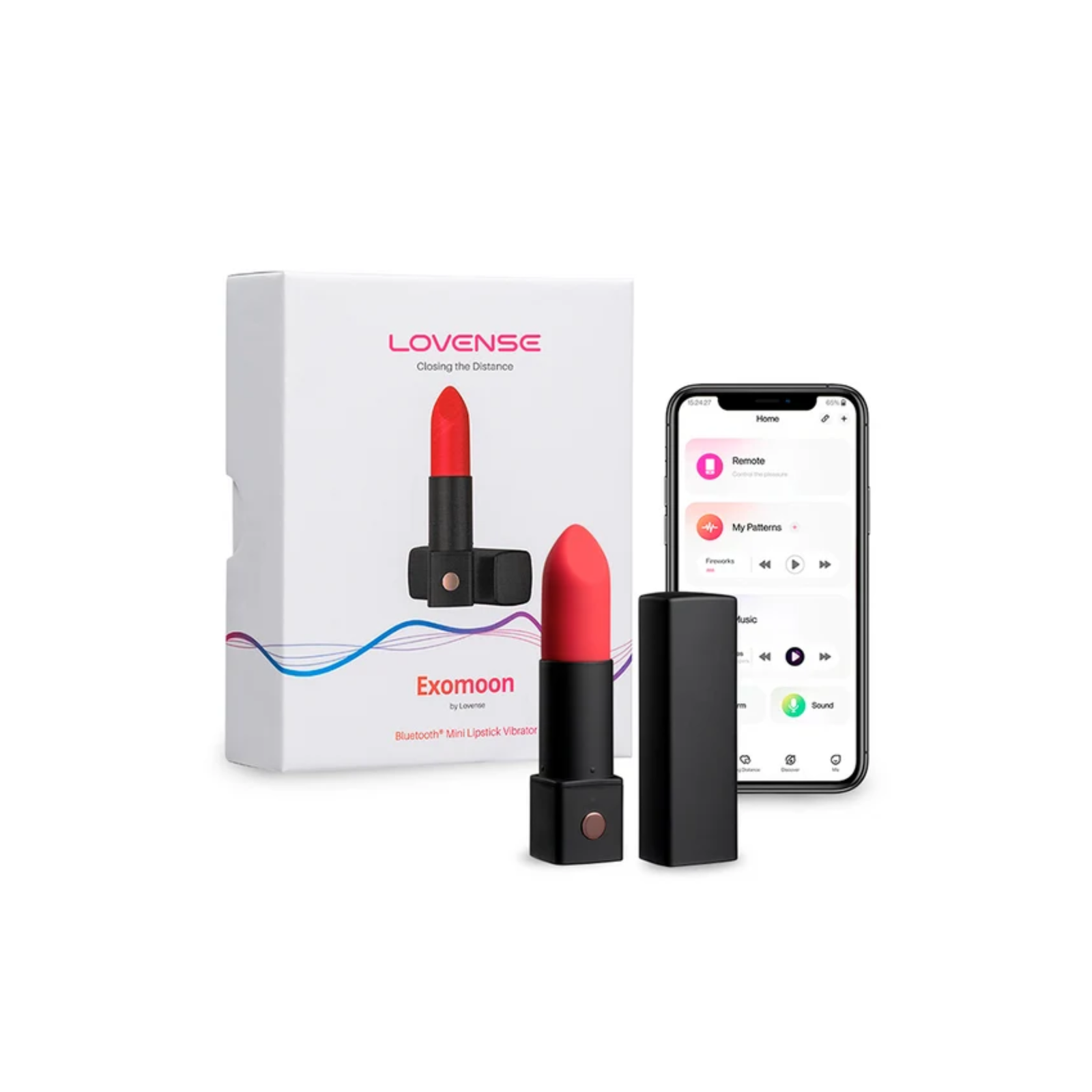 Lovense Exomoon – Mini Vibrador Tipo Labial Controlado por App
