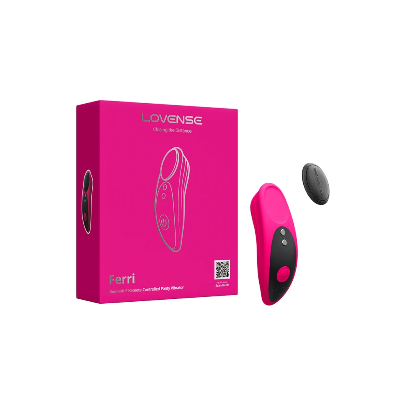 Lovense Ferri – Vibrador Magnético para Ropa Interior Controlado por App