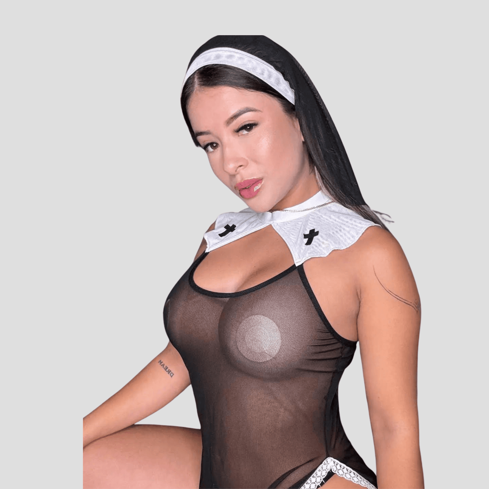 Disfraz Sexy de Monja Atrevida