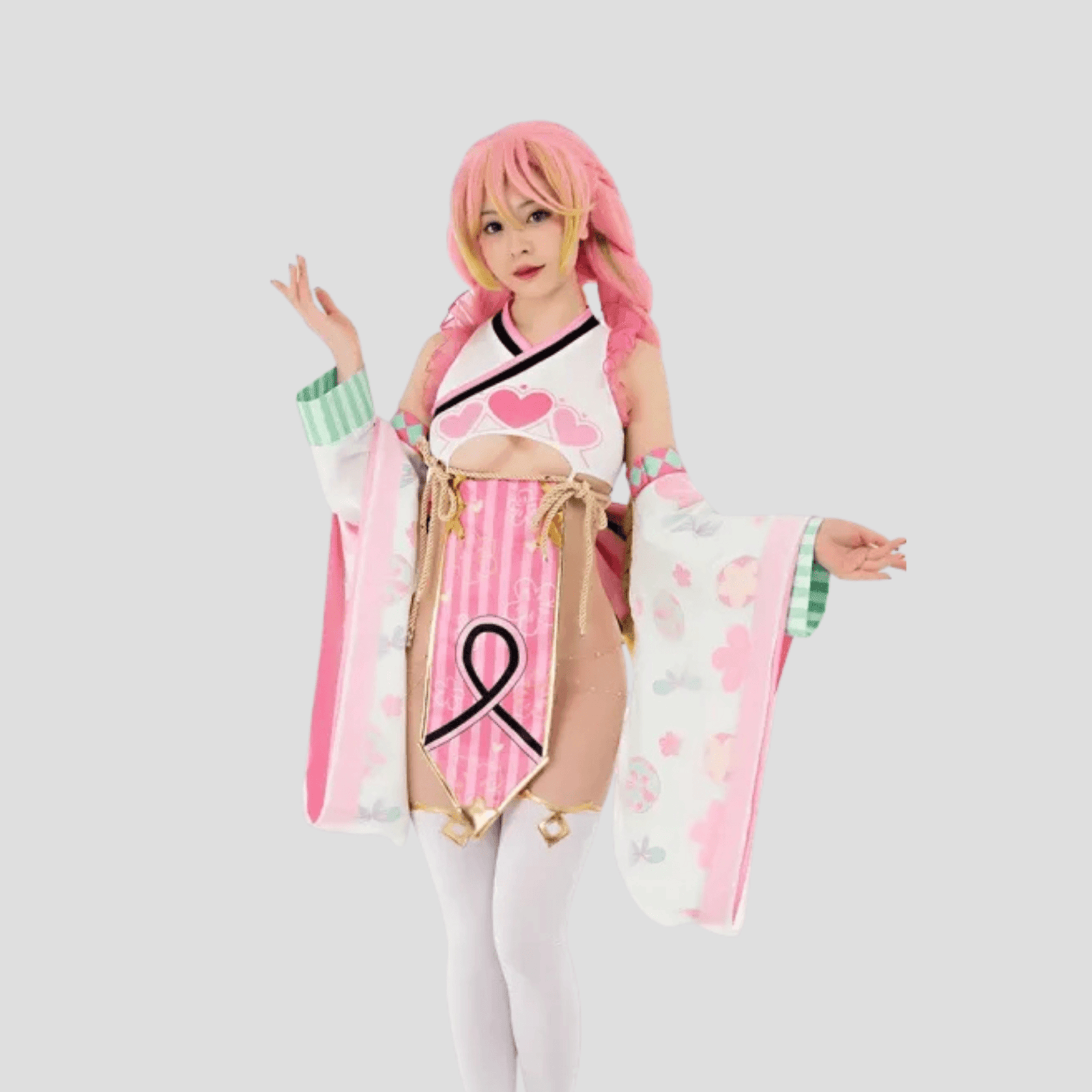 Cosplay Mitsuri Demon Slayer Disfraz Sexy